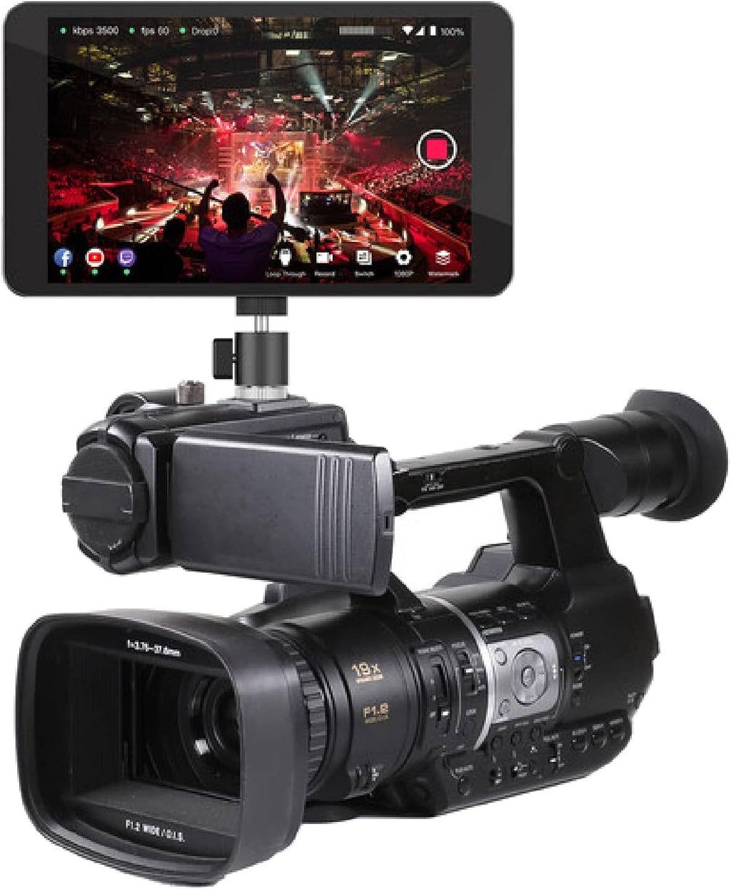 Portable Multi-Camera Live Streaming Device with 128GB Memory Card D210