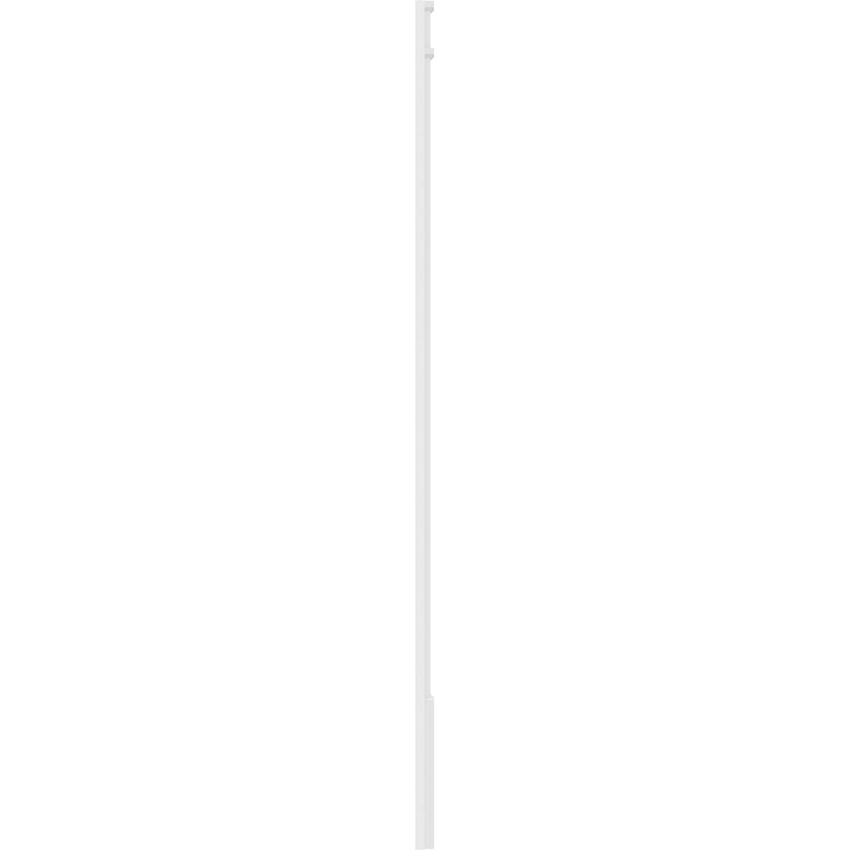 Flat Panel PVC Pilaster with Decorative Capital & Base (Pair) C3707