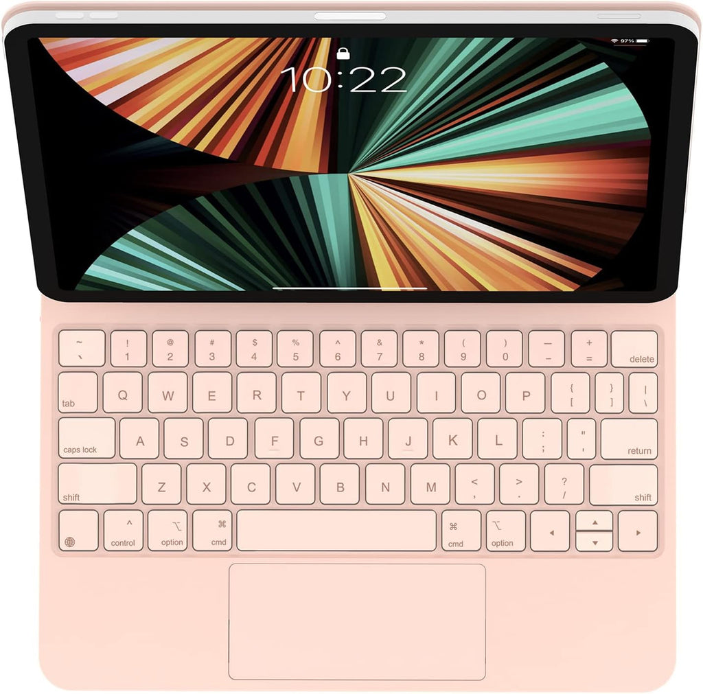 Blue Keyboard Case for iPad Pro 11 inch and iPad Air 4th Generation with Built-in Trackpad V774