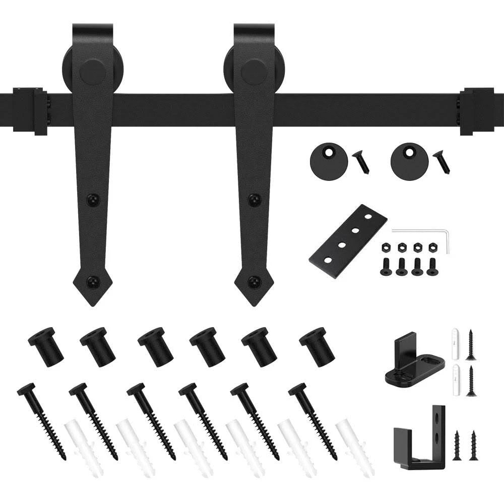 84 in. Single Barn Door Hardware Kit U546072