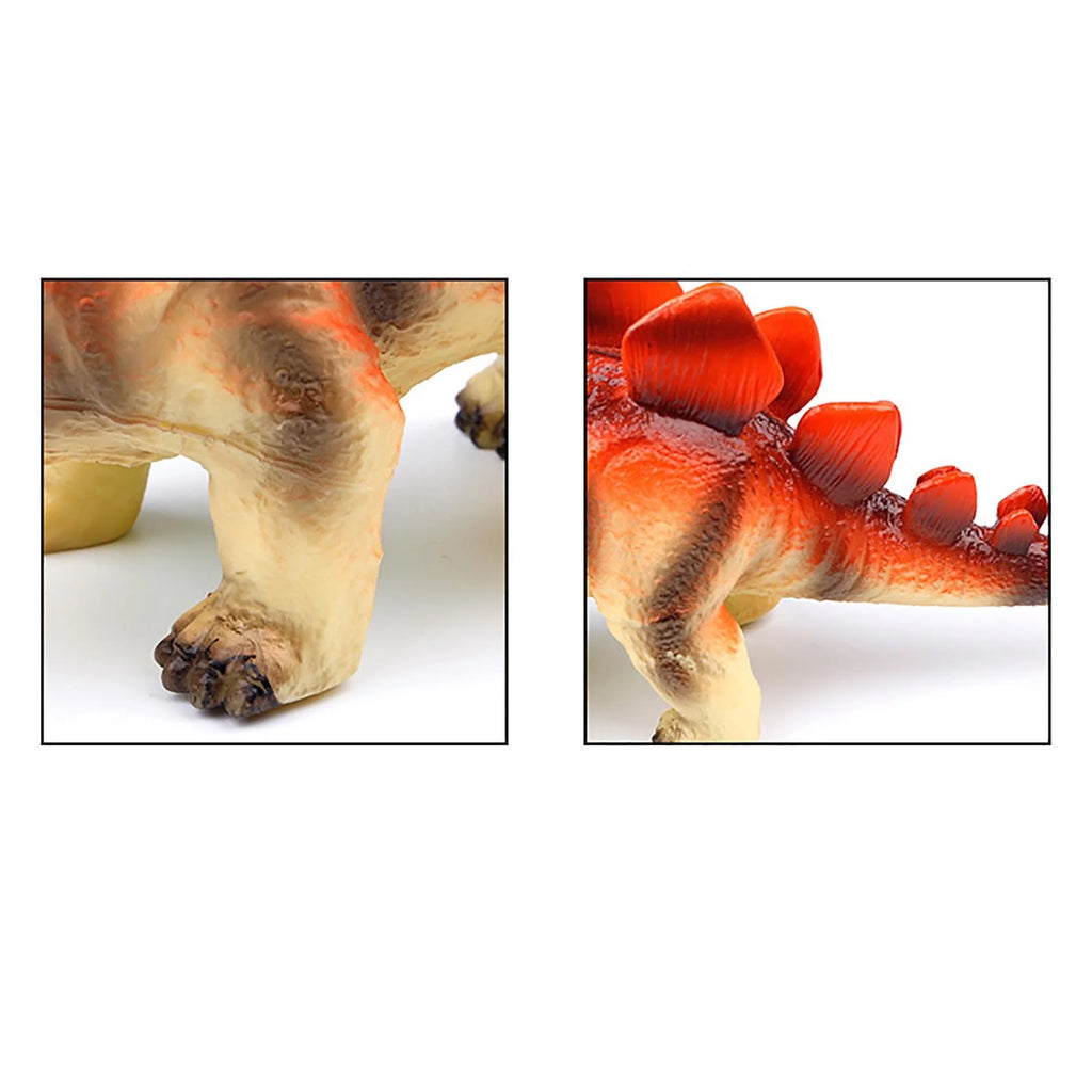 Simulation Soft Rubber Dinosaur Toy Animal Sounding Velociraptor Model S799548