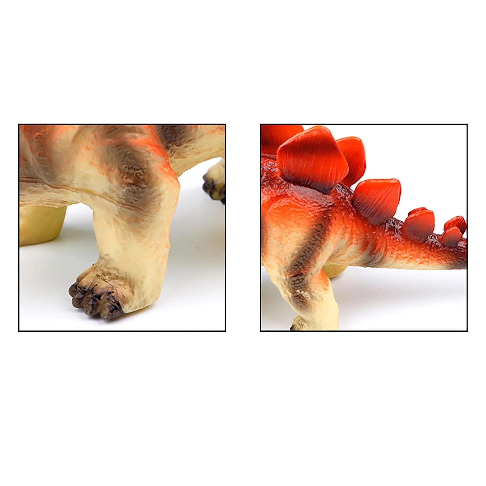 Simulation Soft Rubber Dinosaur Toy Animal Sounding Velociraptor Model S799548