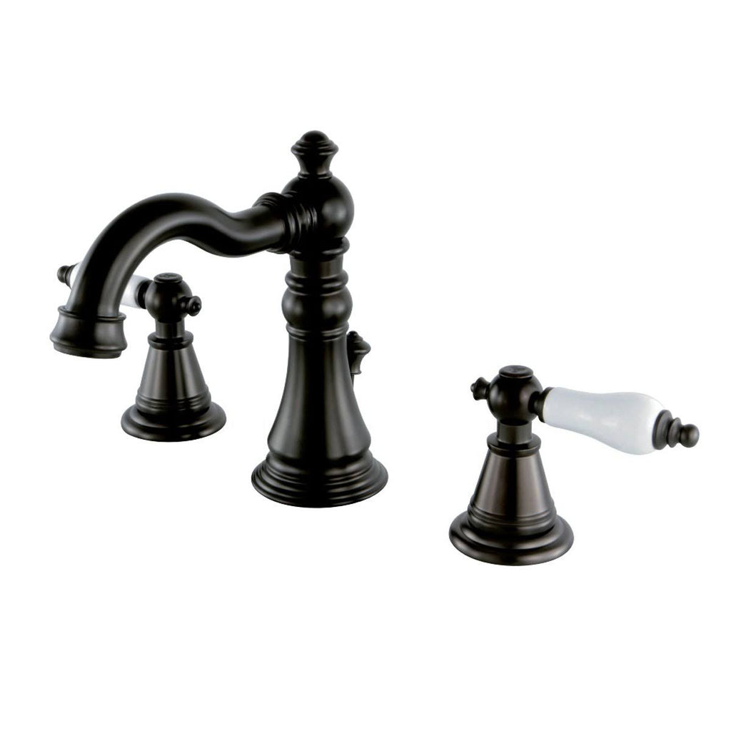Black Stainless Widespread Bathroom Faucet K6193