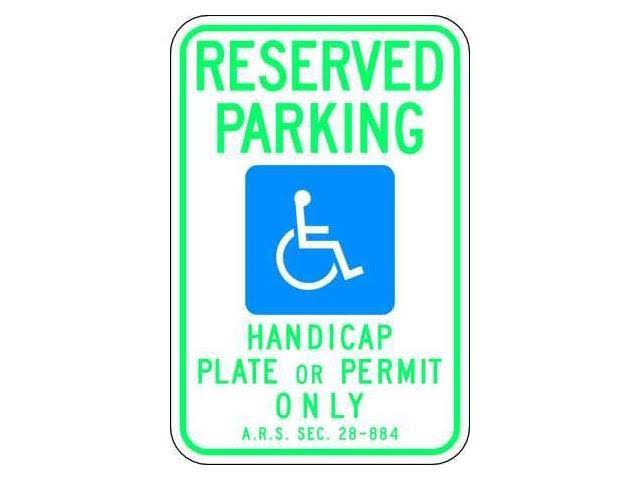 18 x 12 in. Parking Sign W8379