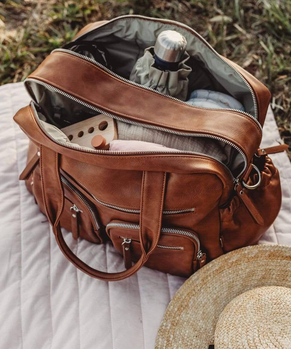 Faux Leather Nappy Bag A2861