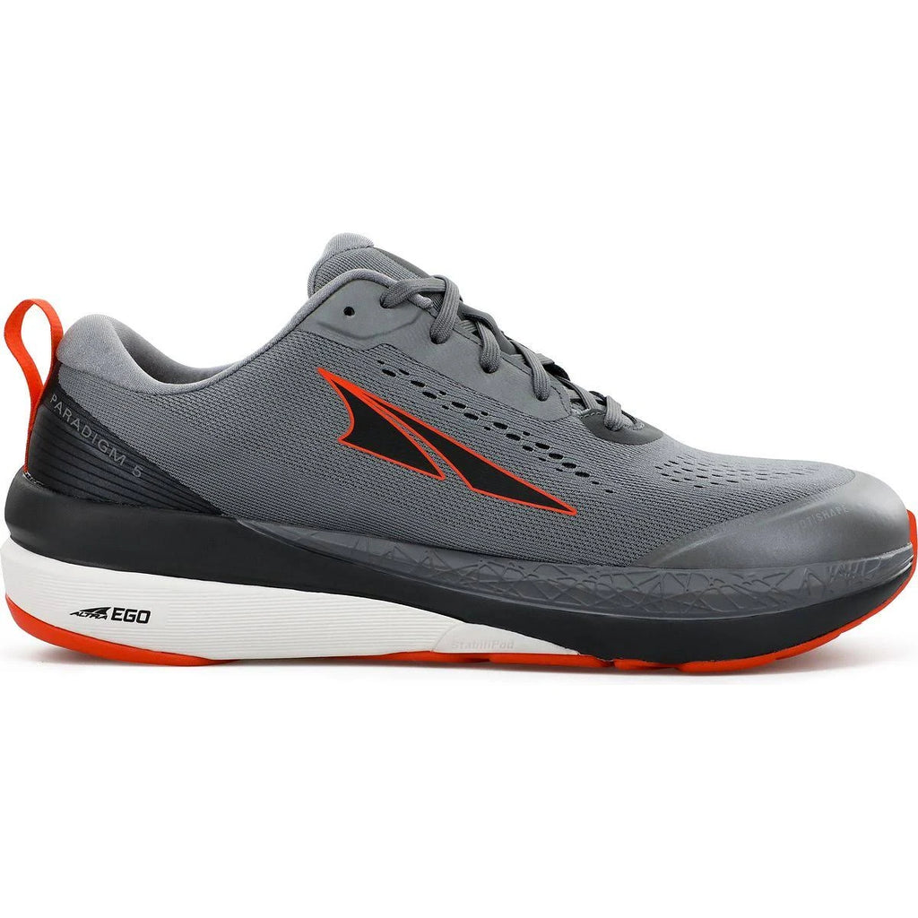 Gray Orange Men's Shoes Z8967