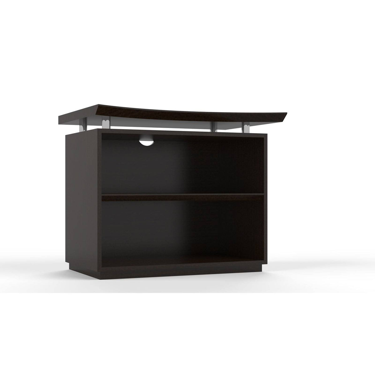 Textured Brown Sugar 2-Shelf Bookcase Z63767