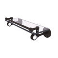 Oil Rubbed Bronze Glass Shelf with Dotted Accents I83361