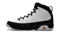 Air Jordan 9 Retro High-Top Sneakers - White and Black with Red Details