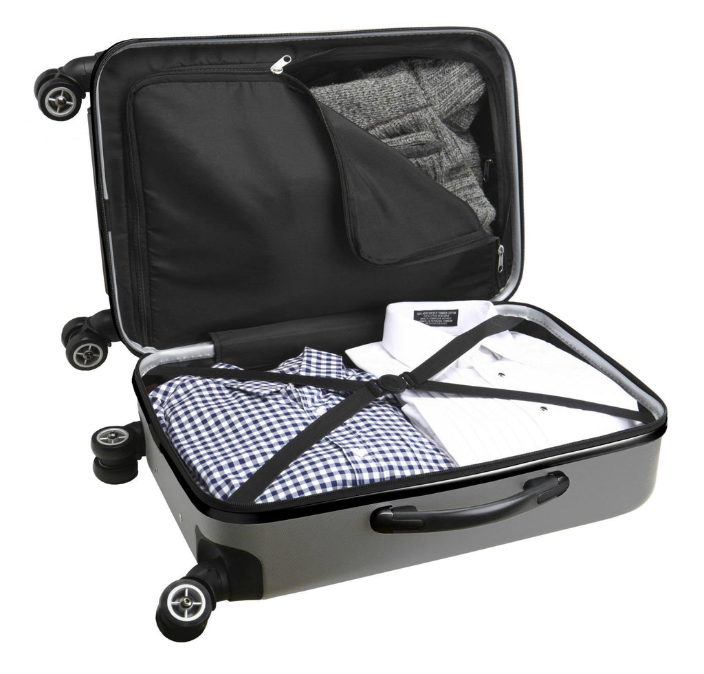 Silver 21x22 8-Wheel Hardcase Spinner Carry-On O7902