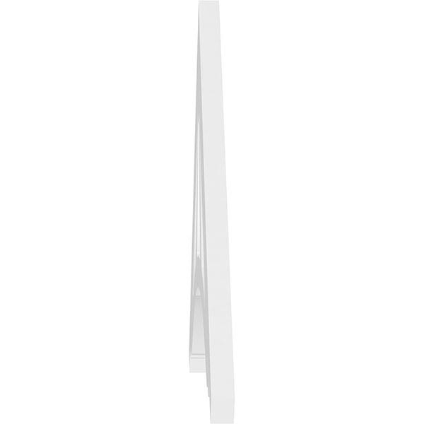 72x22W x 18x22H x 1x22P PVC Gable Pediment U262