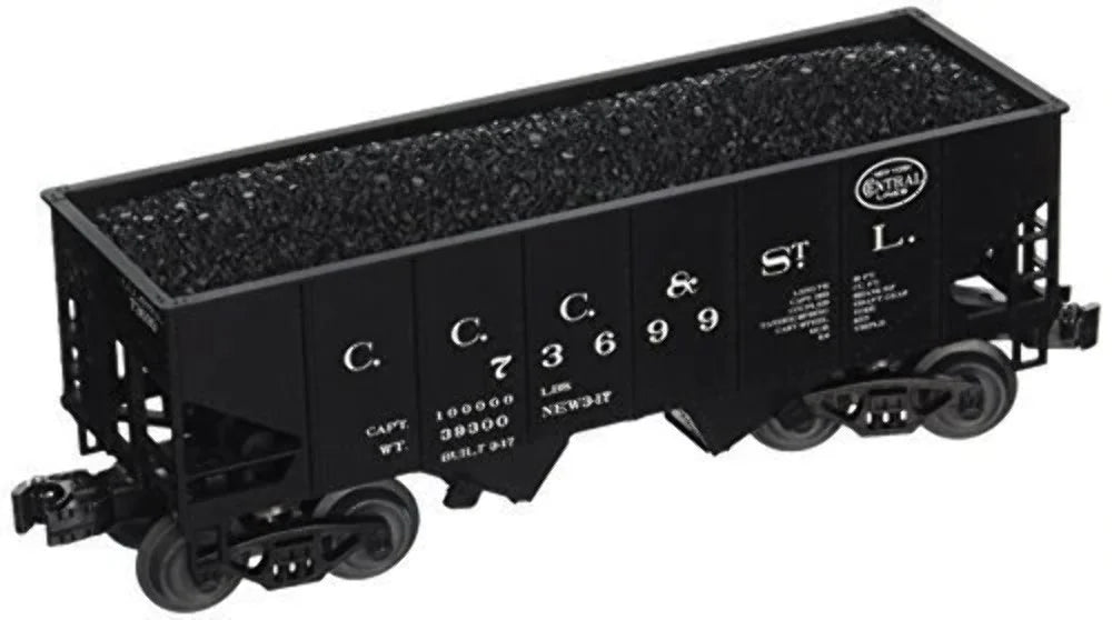O Scale 3-Rail 55-Ton 2-Bay Hopper P86132