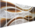 3D Metal Wall Art 6-Panels 24 x 65 O53370
