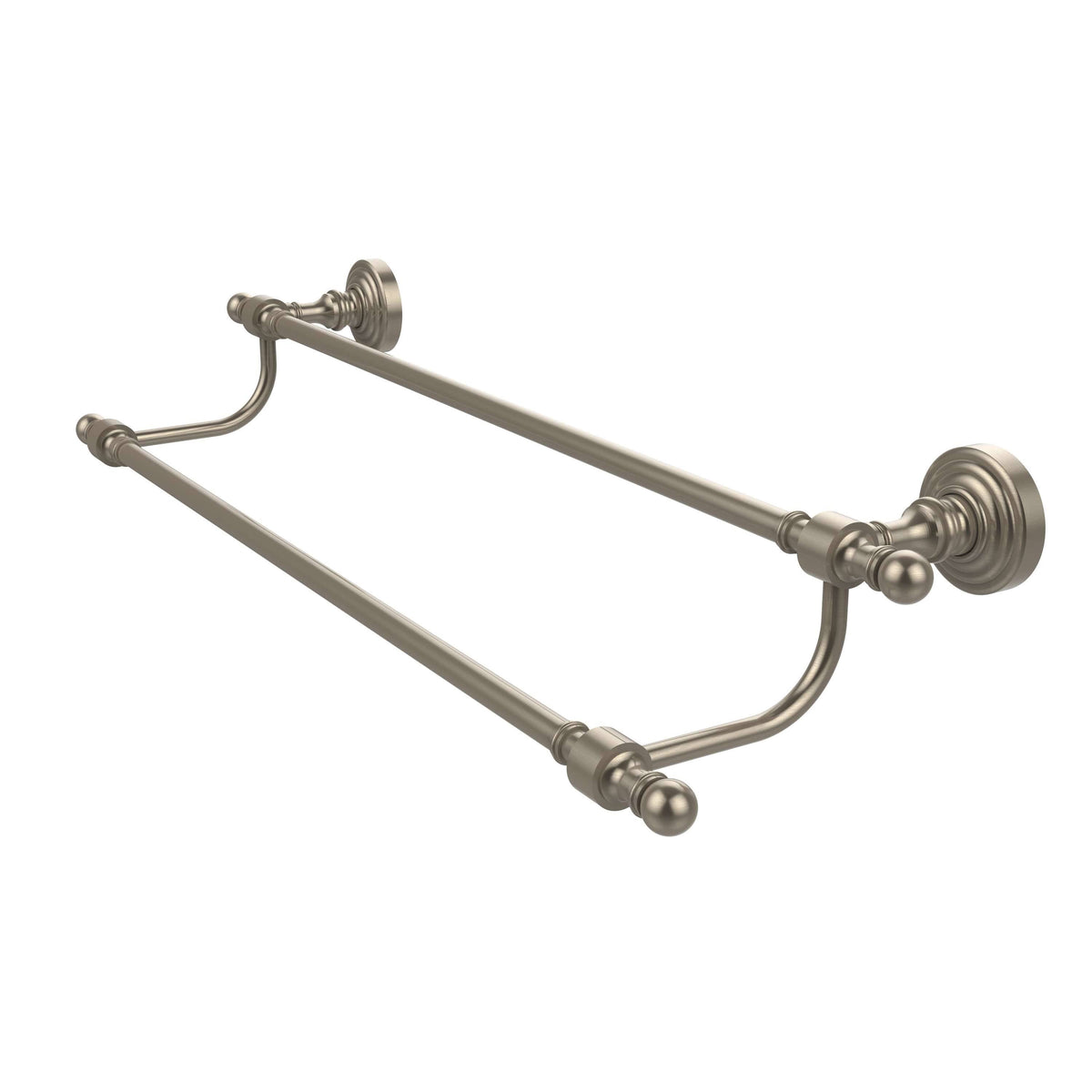 Antique Pewter 24 inch Double Towel Bar G7387