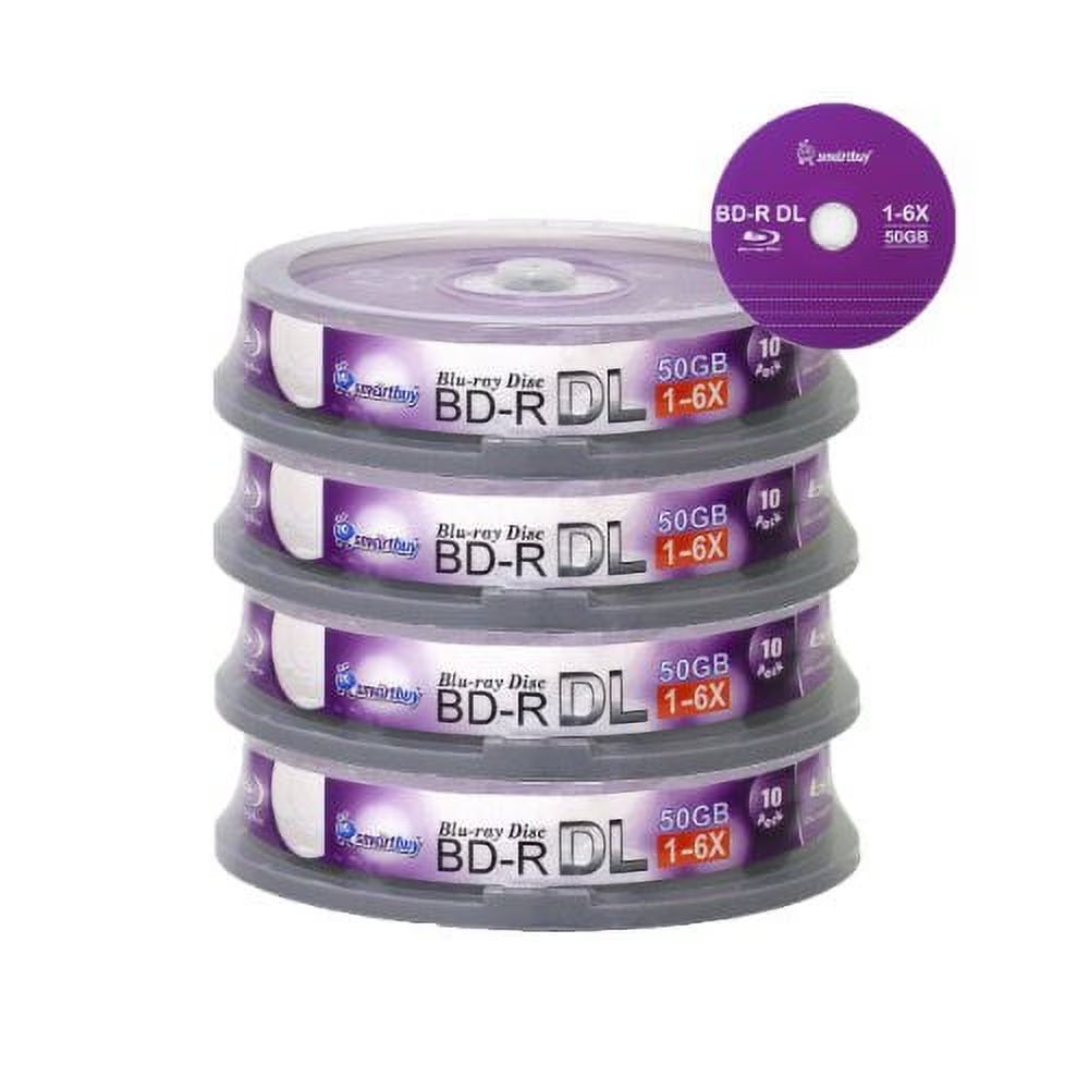 40-disc 50gb 6x Blu-ray Bd-r Dl Dual Layer Recordable Media Disc Z148