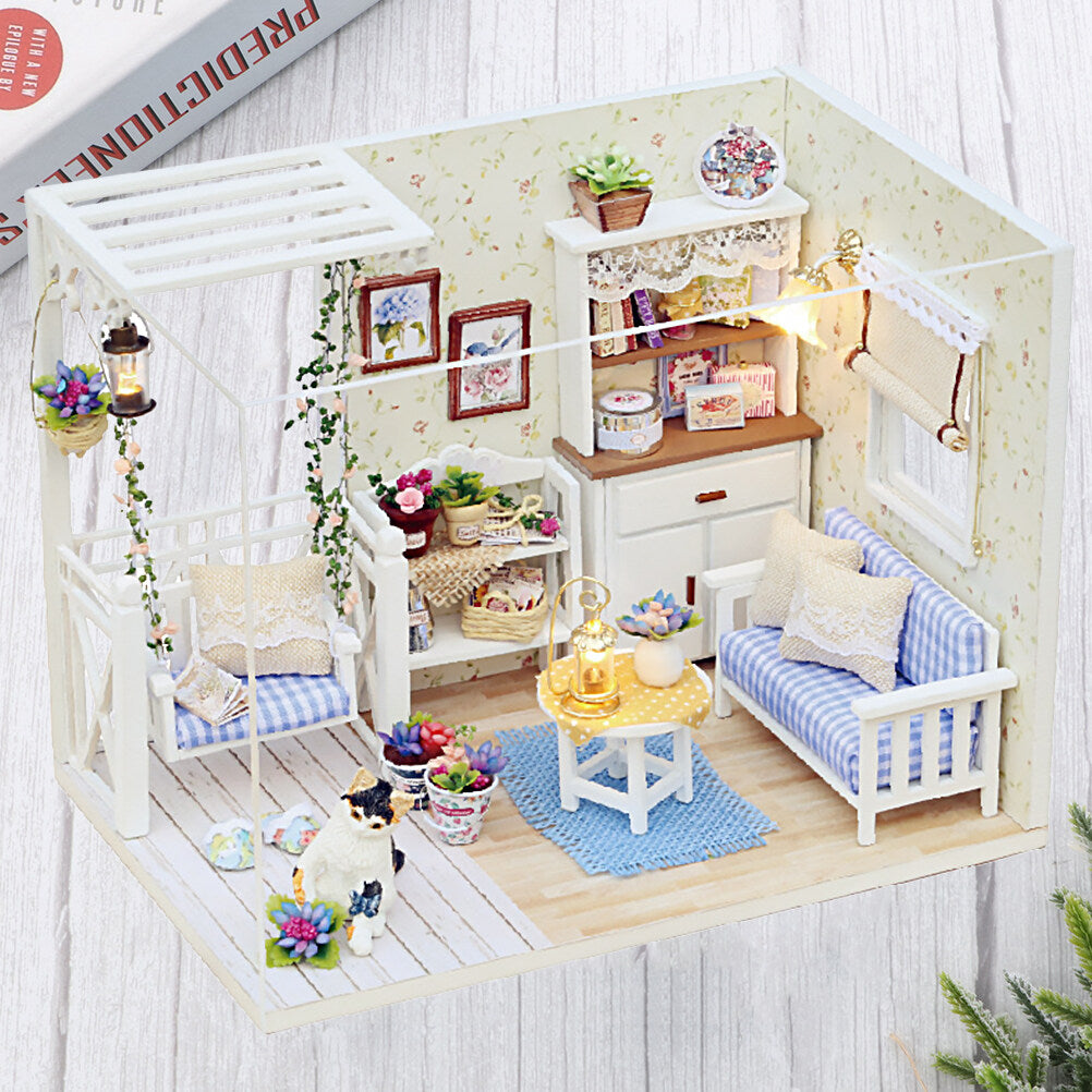 Mini DIY House Building Model Toy F555