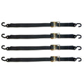 2" x 6' Ratchet Strap Tie Down Kit, 8 Pack W62111