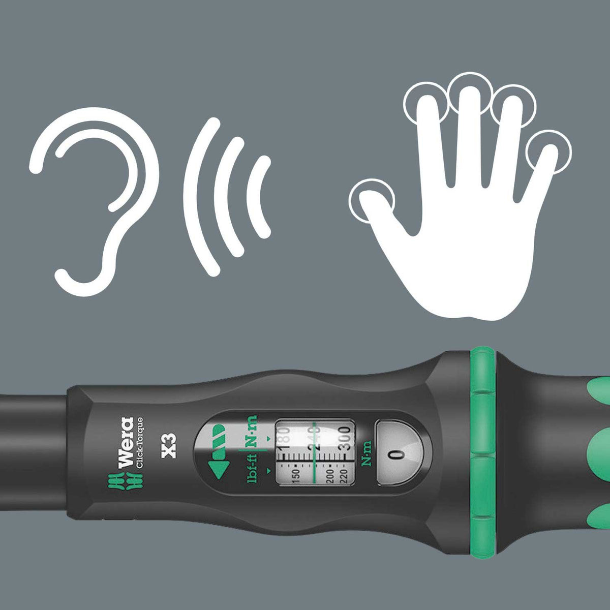 Click-Torque X 3 torque wrench, 9x12, 20-100 Nm E559415