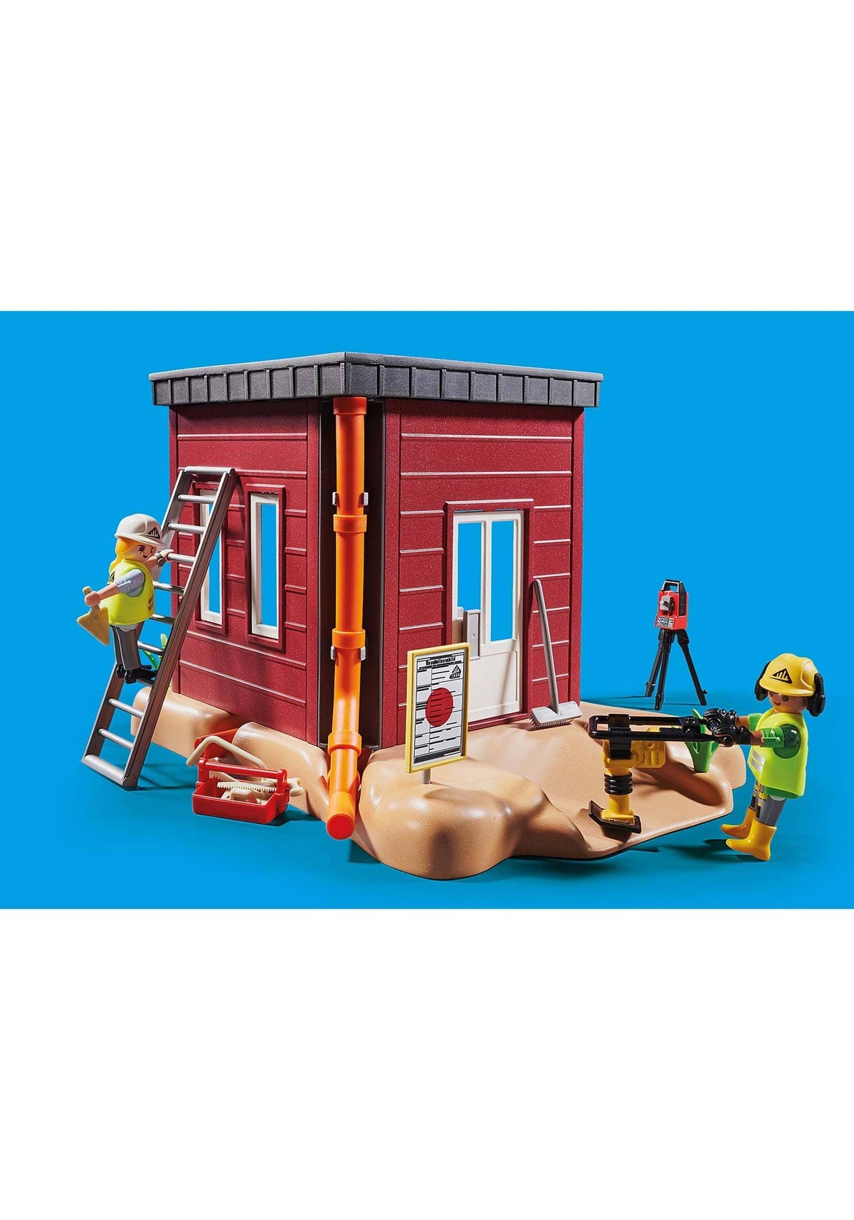 Mini Excavator with Building Section K86670