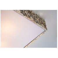 Mosaic Square 3-Light Flush in Silver M3914