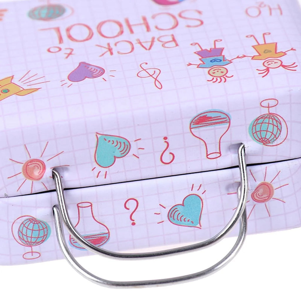Metal Mini Suitcase Dollhouse Decoration R335