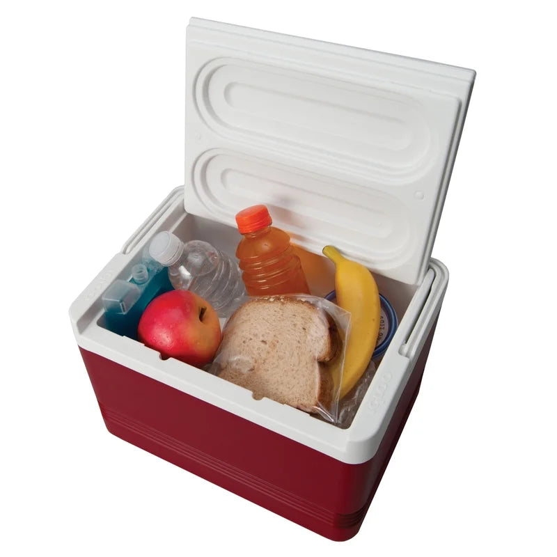 Red/White 9 qt Cooler C95958