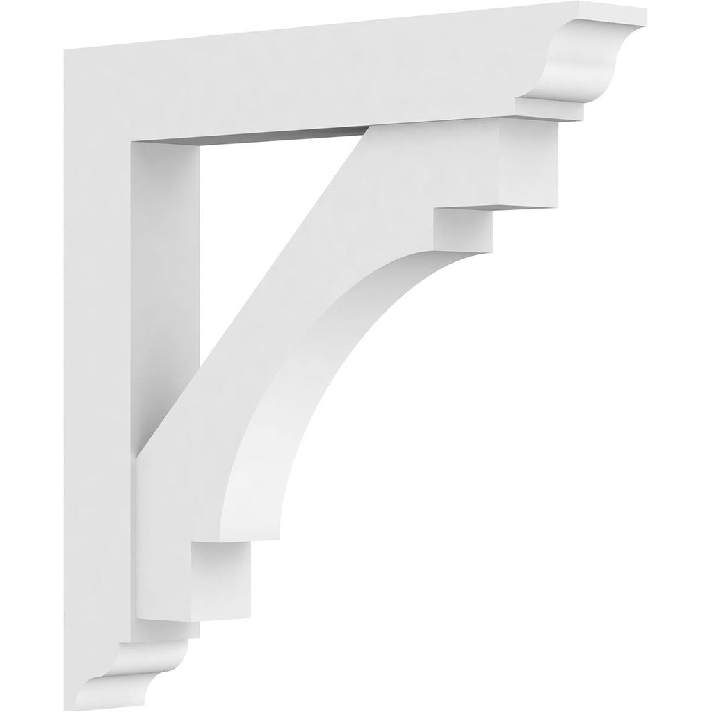 PVC Bracket with Traditional Ends - 3 x 24 x 24 in. P37422