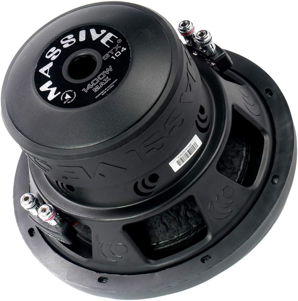 6.5 Inch Car Audio Subwoofer, 250 Watt RMS, Dual 4 Ohm Y6504