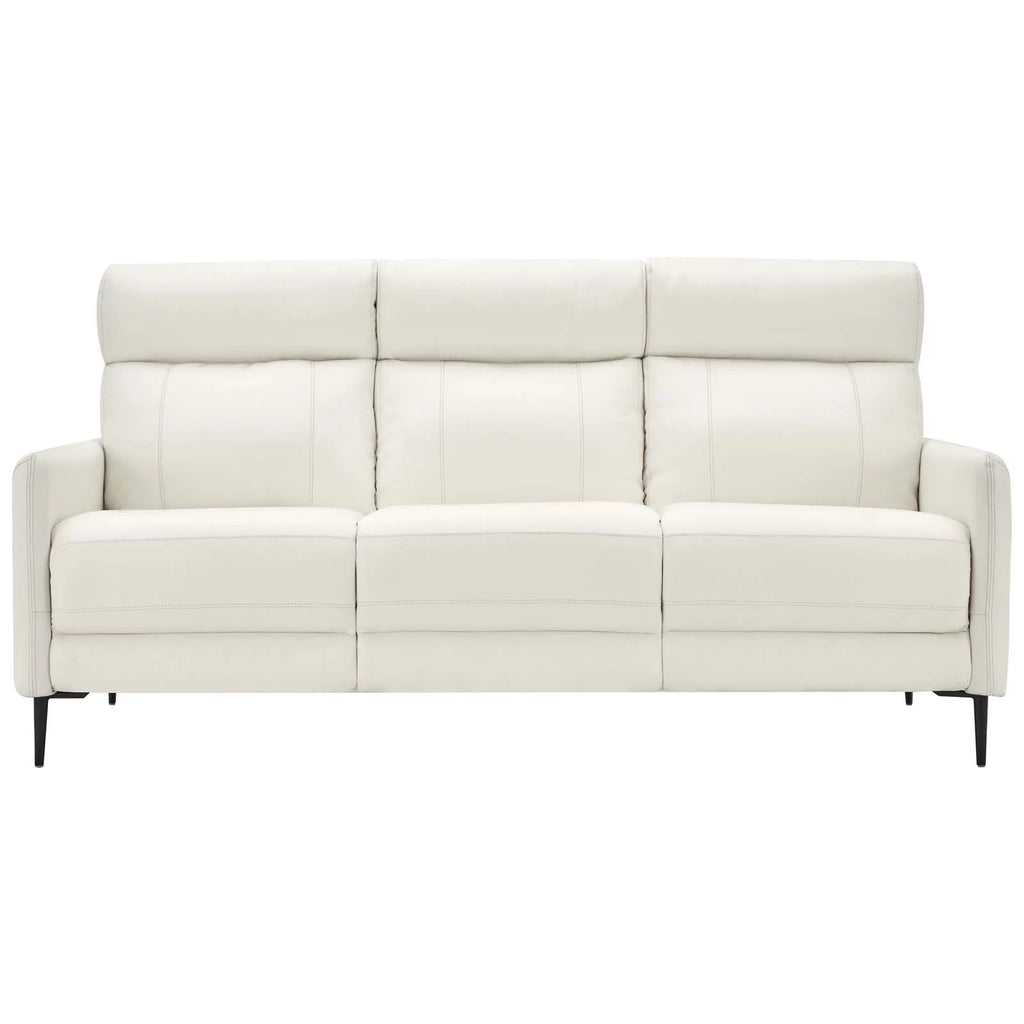 White Leather Sofa Y1114