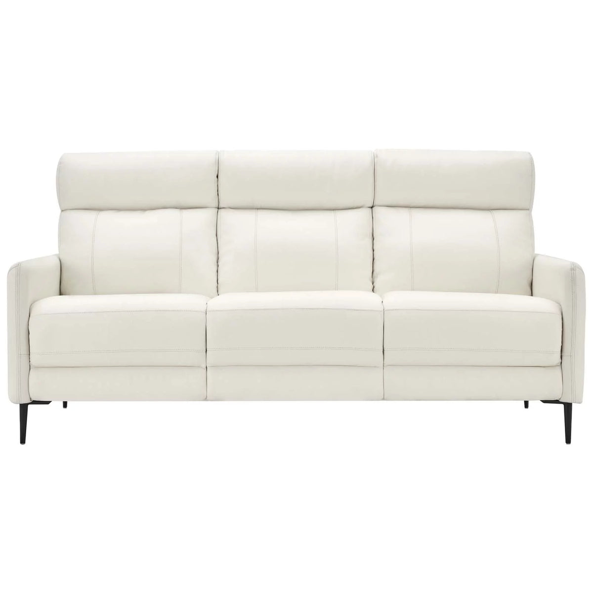 White Leather Sofa Y1114