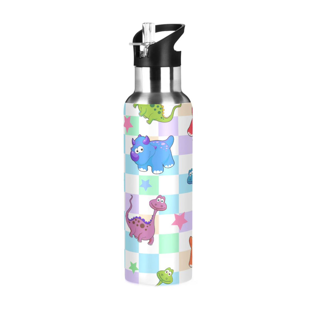 Stainless Steel Water Bottle with Straw Lid Vacuum Insulated 20 OZ A729