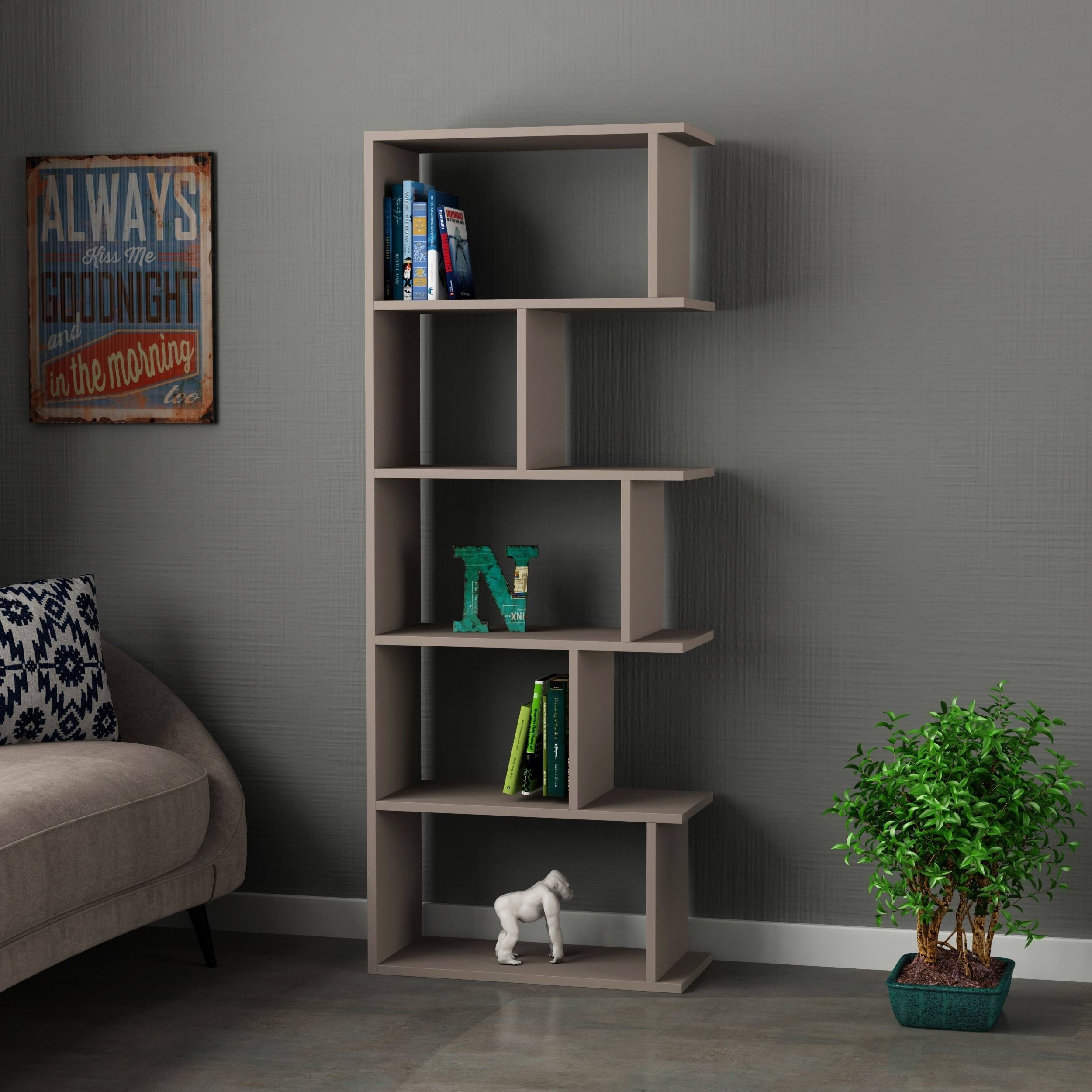 Mocha Ivory Bookcase S491819