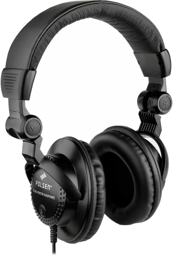 Small-Format Analog Mixing Console with Monitor Headphones, Fastener Straps (10-Pack) & XLR Cable Bundle Q71253