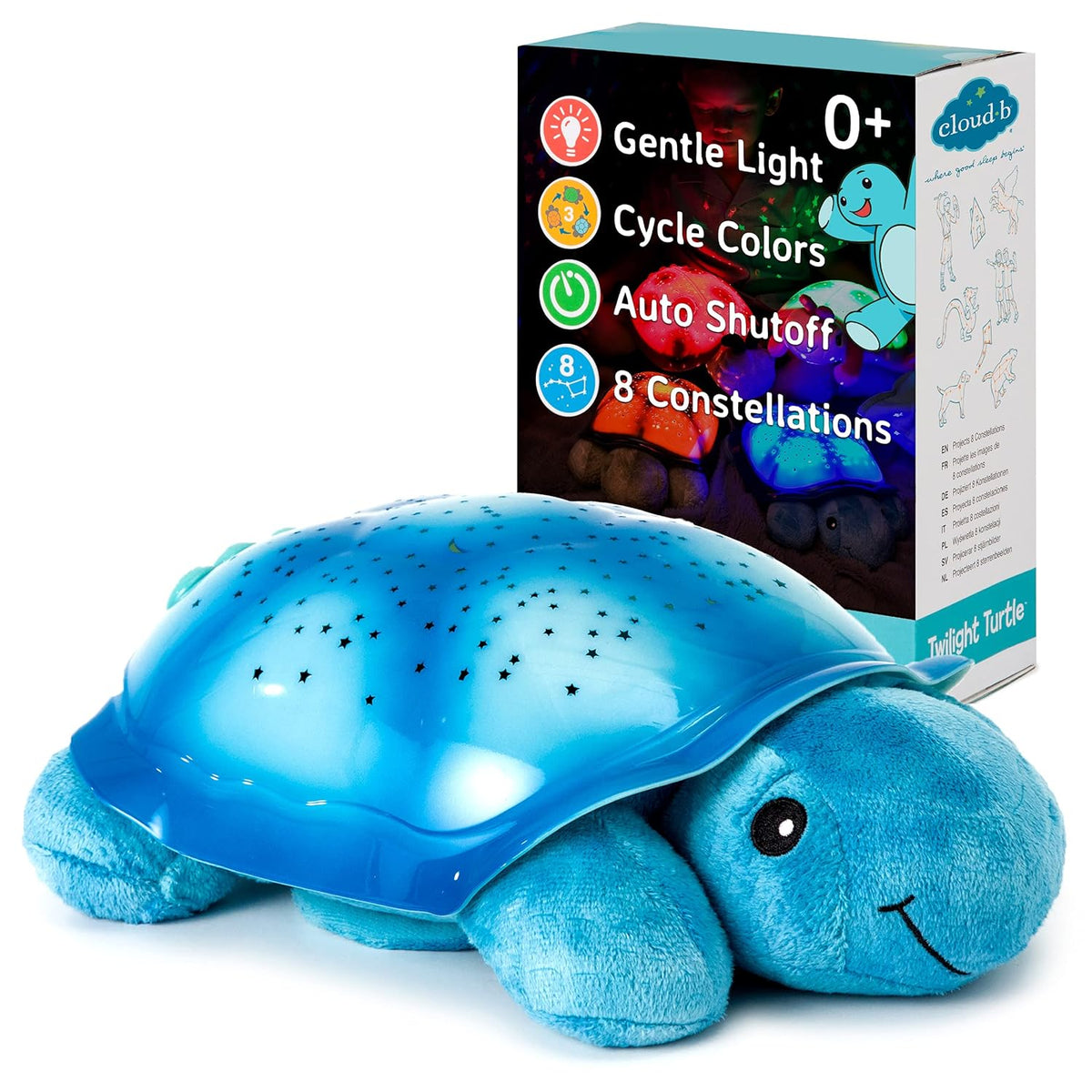 Twilight Turtle Green Star Projector Nightlight U636785