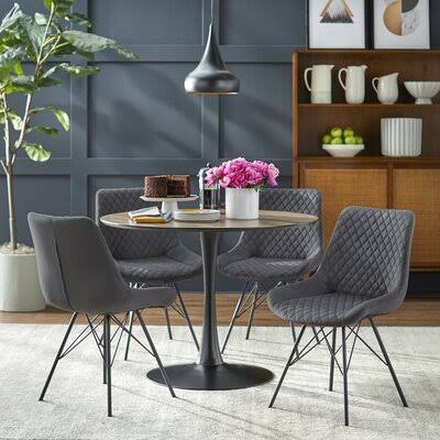 5 Pieces Dining Set: 1 Table, 4 Chairs Z6028