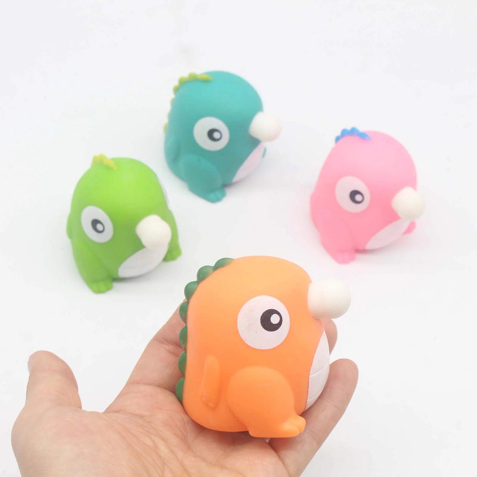Dinosaur Squeeze Toy Blowing Balloon Soft TPR Stress Relief Toy E656885