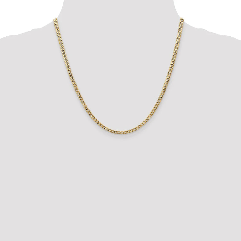 14 Karat Yellow Gold Curb Link Chain O974