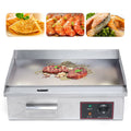 1600W Commercial Electric Griddle Stainless Steel Table Stove G187