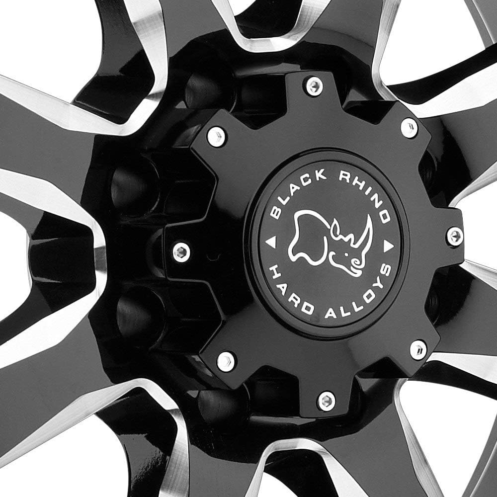 Black Rhino Sierra 17x9 6x139.7 -12mm Black/Milled Wheel Rim C87480