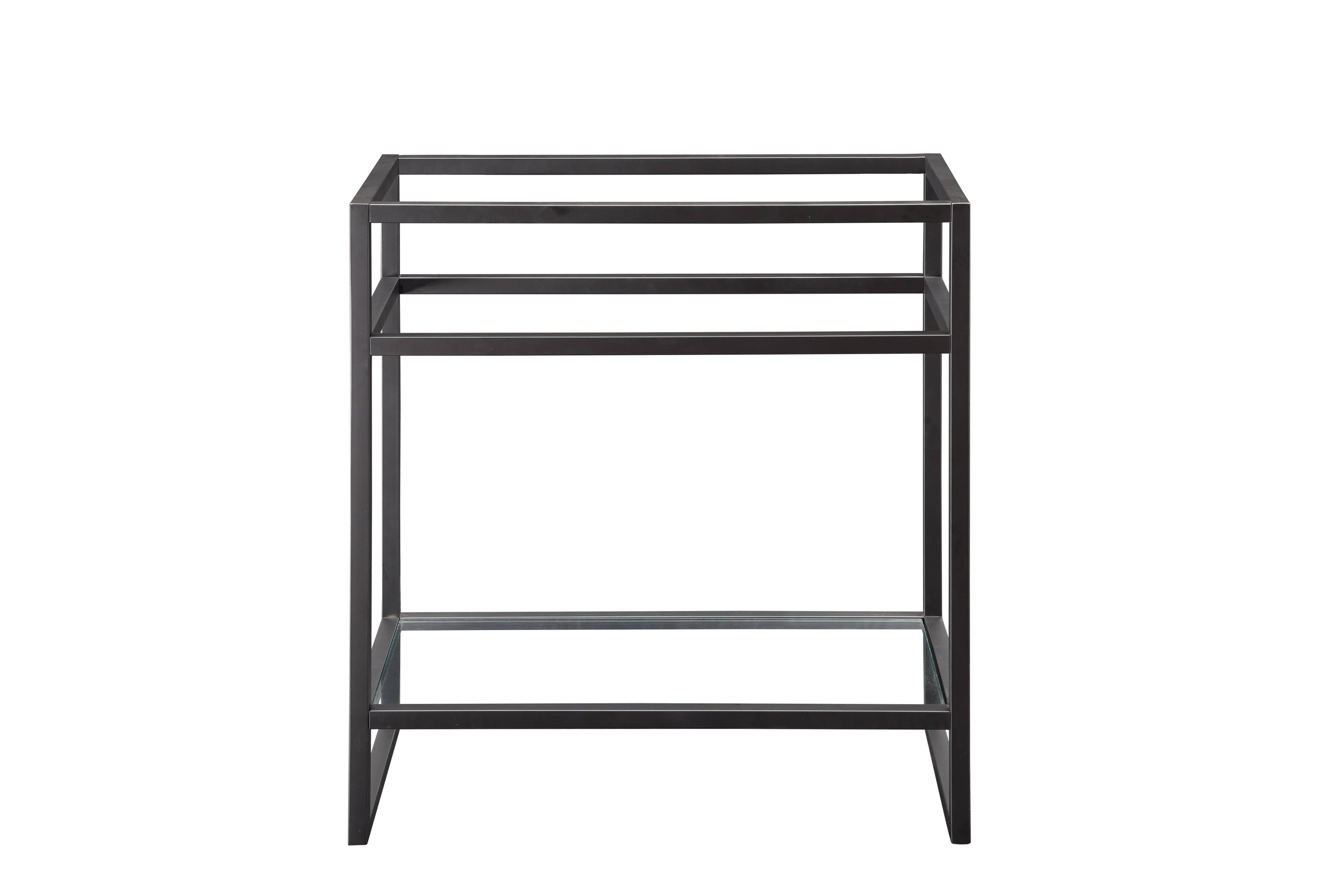 Matte Black Stainless Steel Sink Console M461