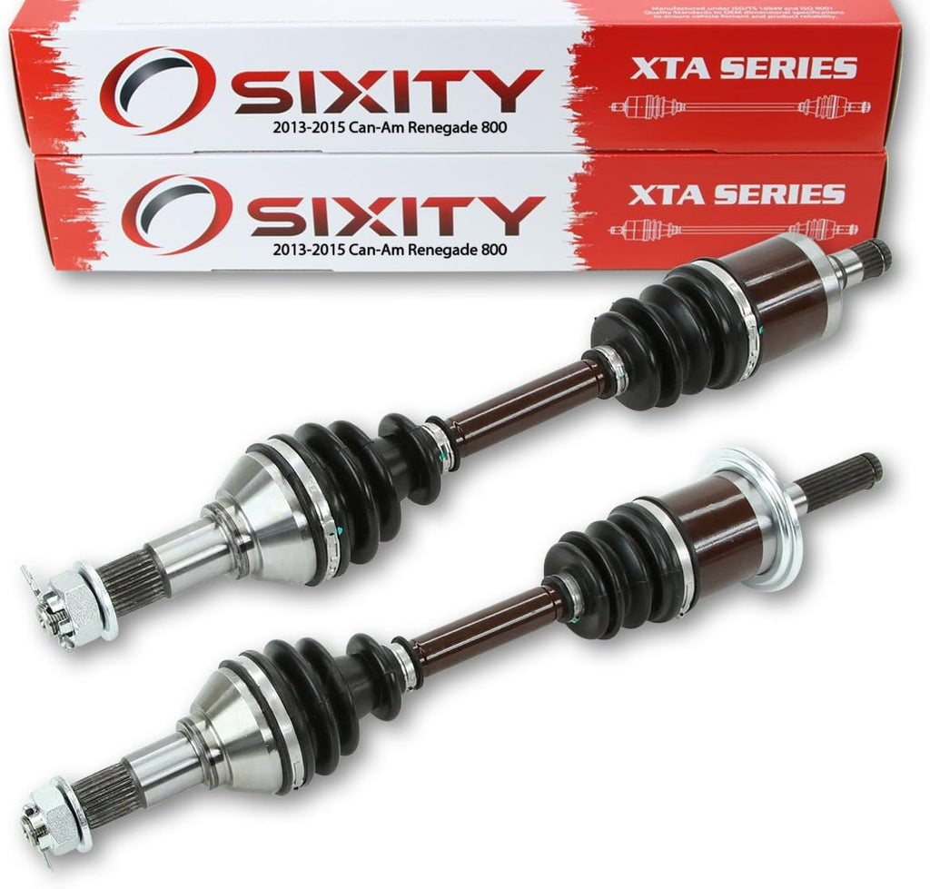 Front Left Right Axles Pair for Can-Am Renegade 800 4X4 O8006