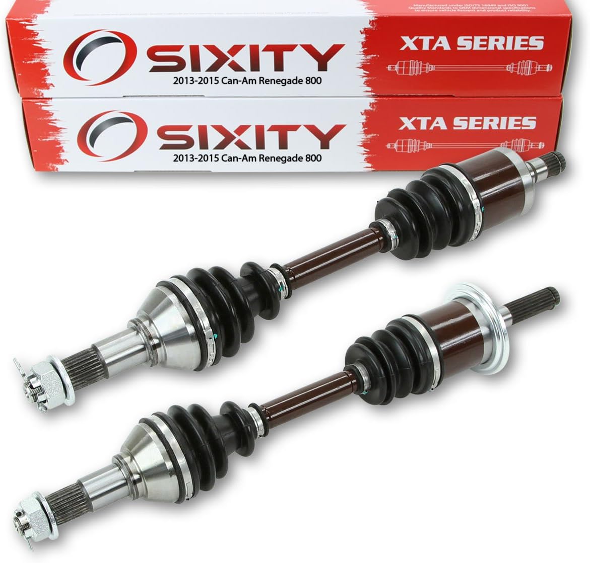 Front Left Right Axles Pair for Can-Am Renegade 800 4X4 O8006