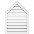Peaked Top Surface Mount PVC Gable Vent U608277