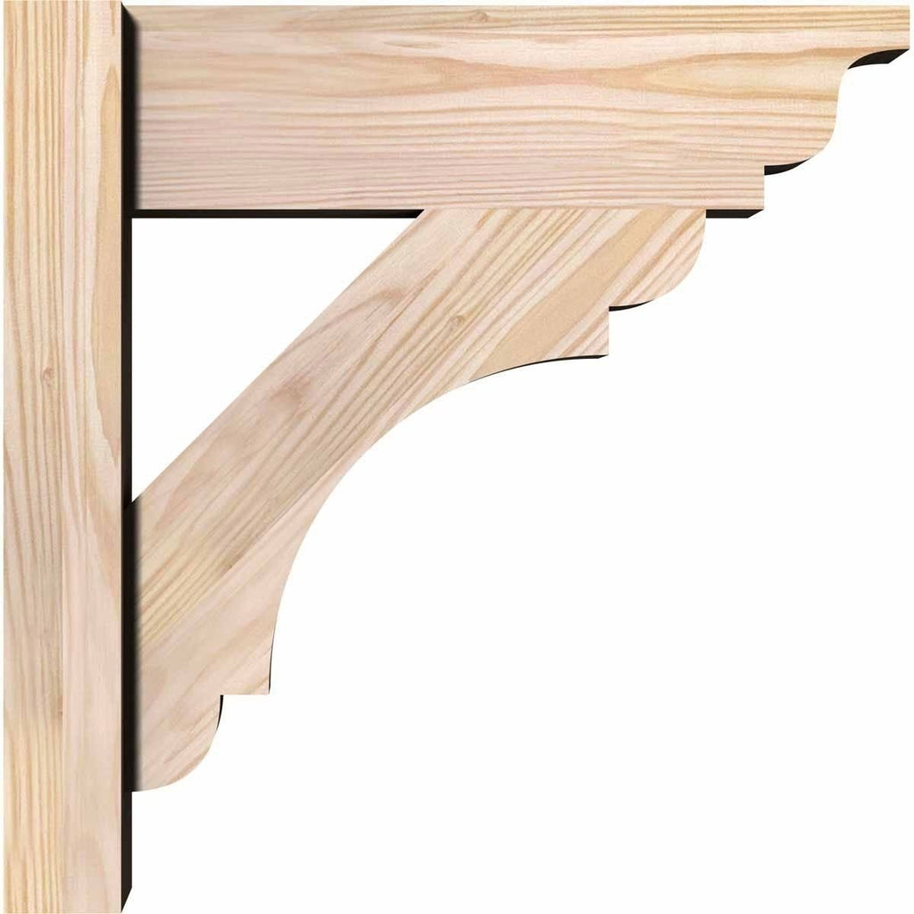 7 1/2x22W x 44x22D x 44x22H Douglas Fir Traditional Outlooker U140352