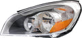 Headlight Assembly Set of 2 Clear Lens R103