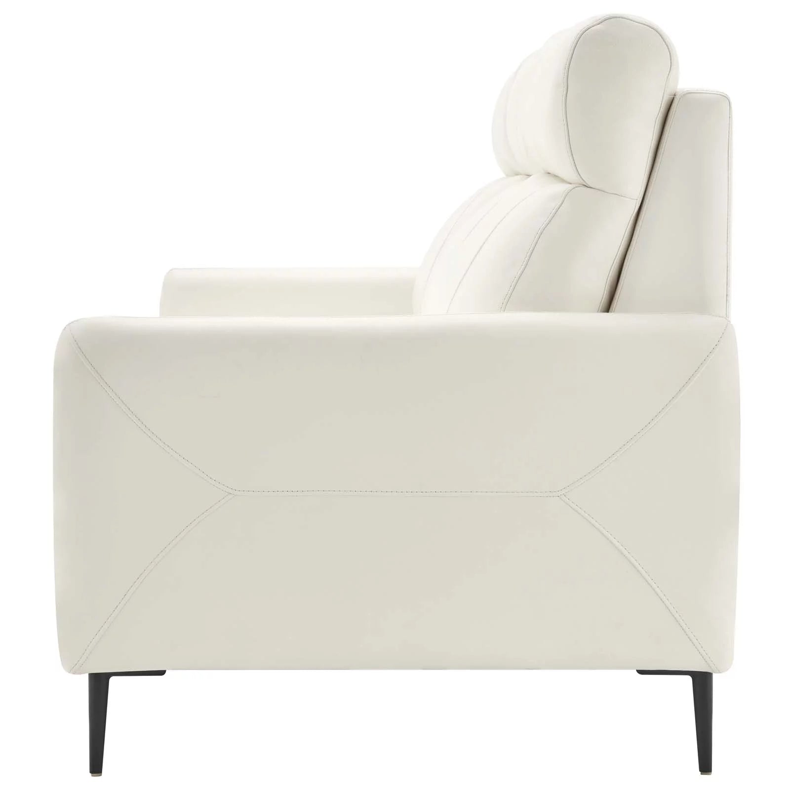 White Leather Sofa Y1114