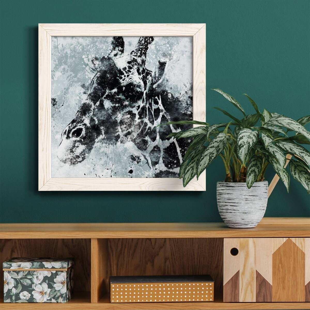 Framed Canvas - 31.5x31.5 - Walnut Q7175