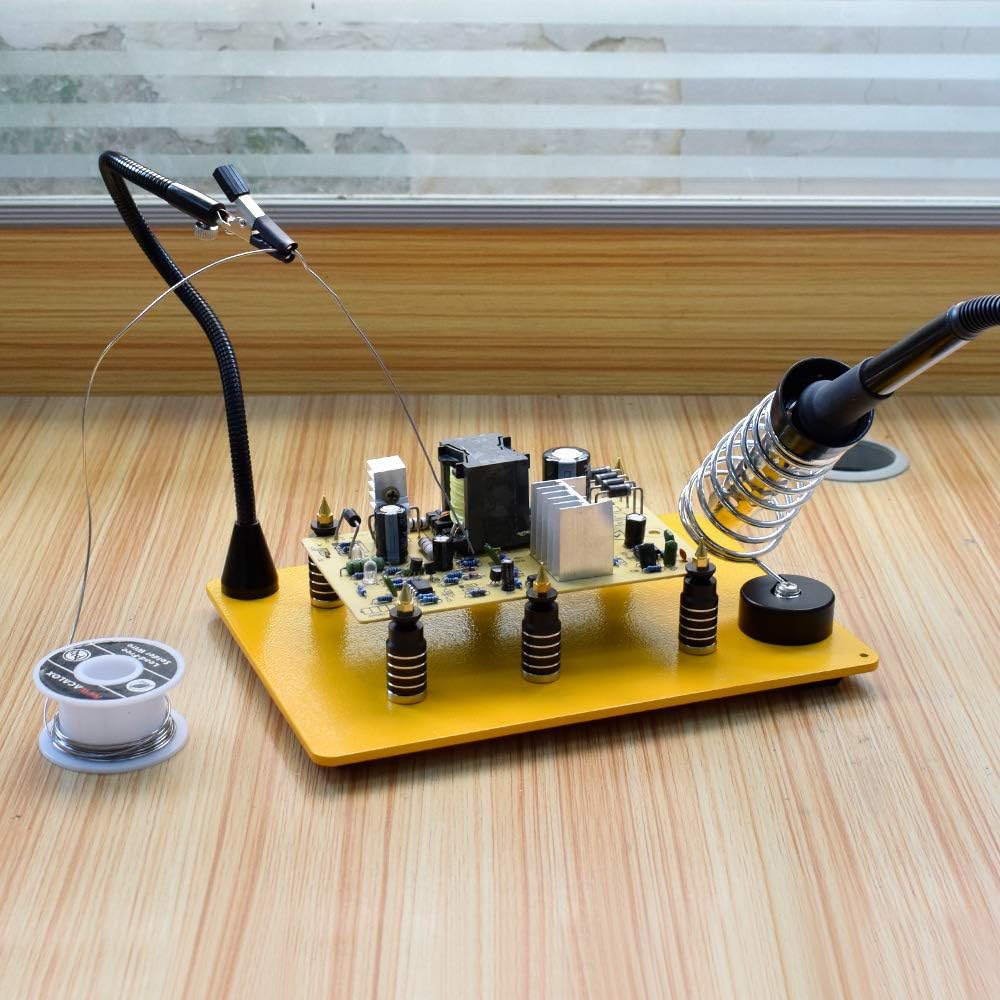 Soldering Station with Six Flexible Helping Hand Arms Z825