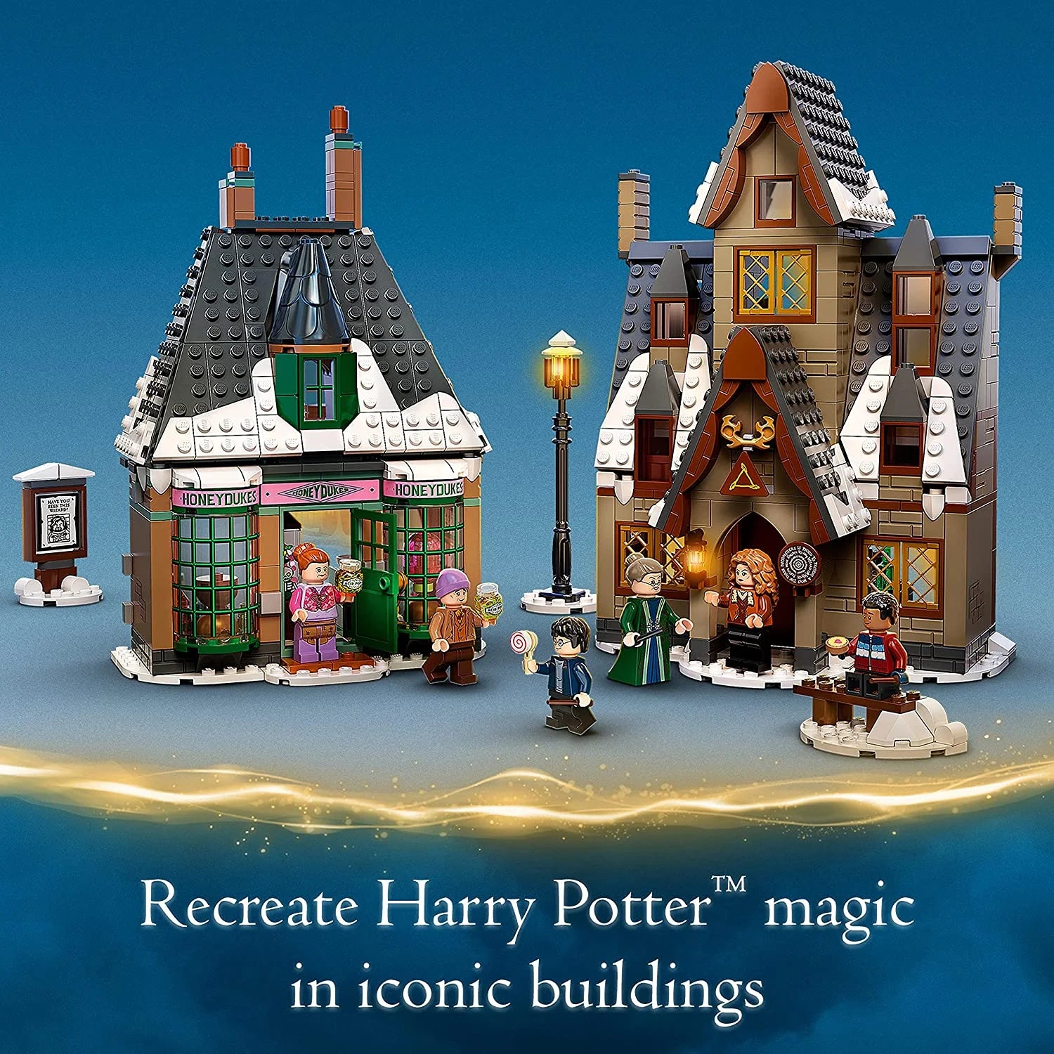 LEGO Harry Potter Hogsmeade Village Building Set (851 Pieces) Q83435