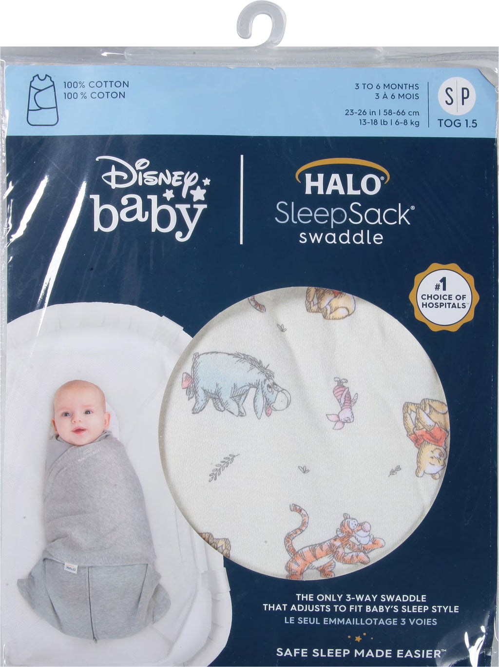 Winnie Frolic Swaddle Small 1 ea T21319